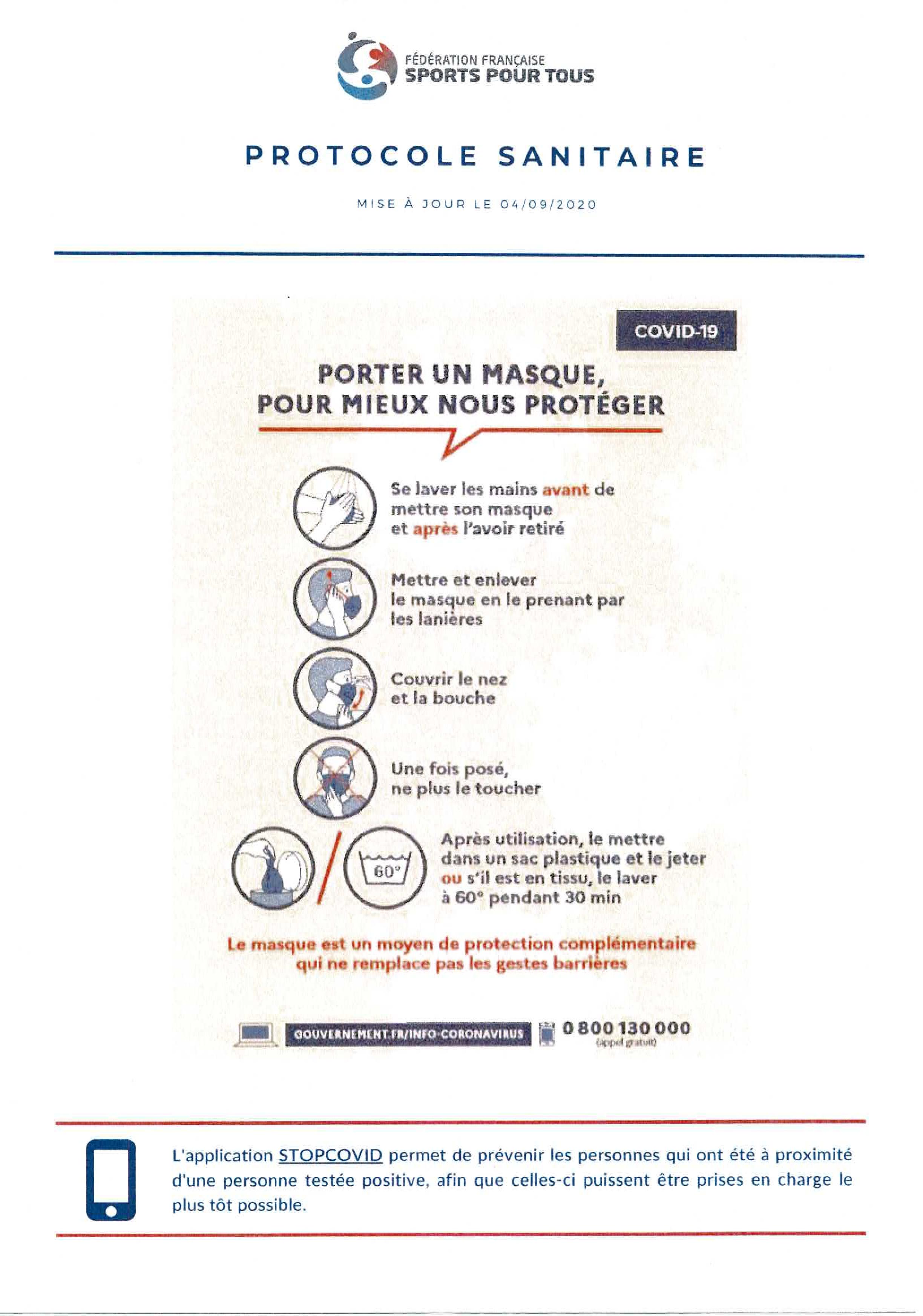 PORTER UN MASQUE page 001
